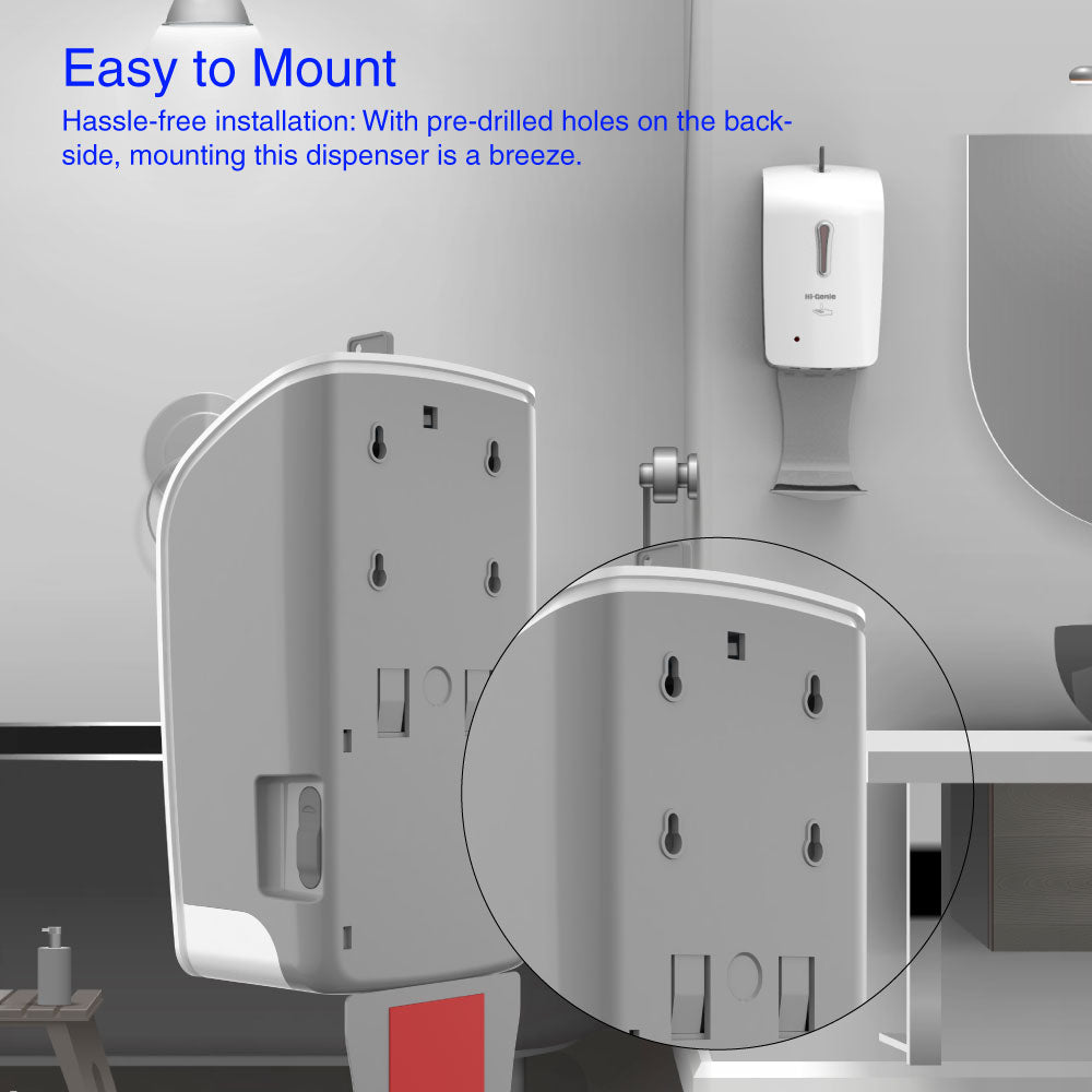 Bulge Automatic Soap & Sanitizer Wall Mount Dispenser